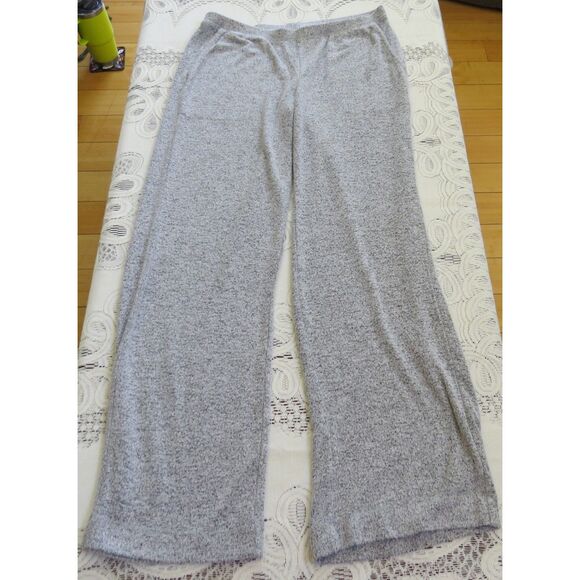 Soma Brushed Cozy Wide Leg Pants  Heathered gray  Small  EUC - Picture 7 of 12